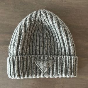 Prada Ribbed-Knit Beanie